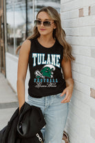 TULANE GREEN WAVE PRESEASON OPENER RACERBACK TANK TOP