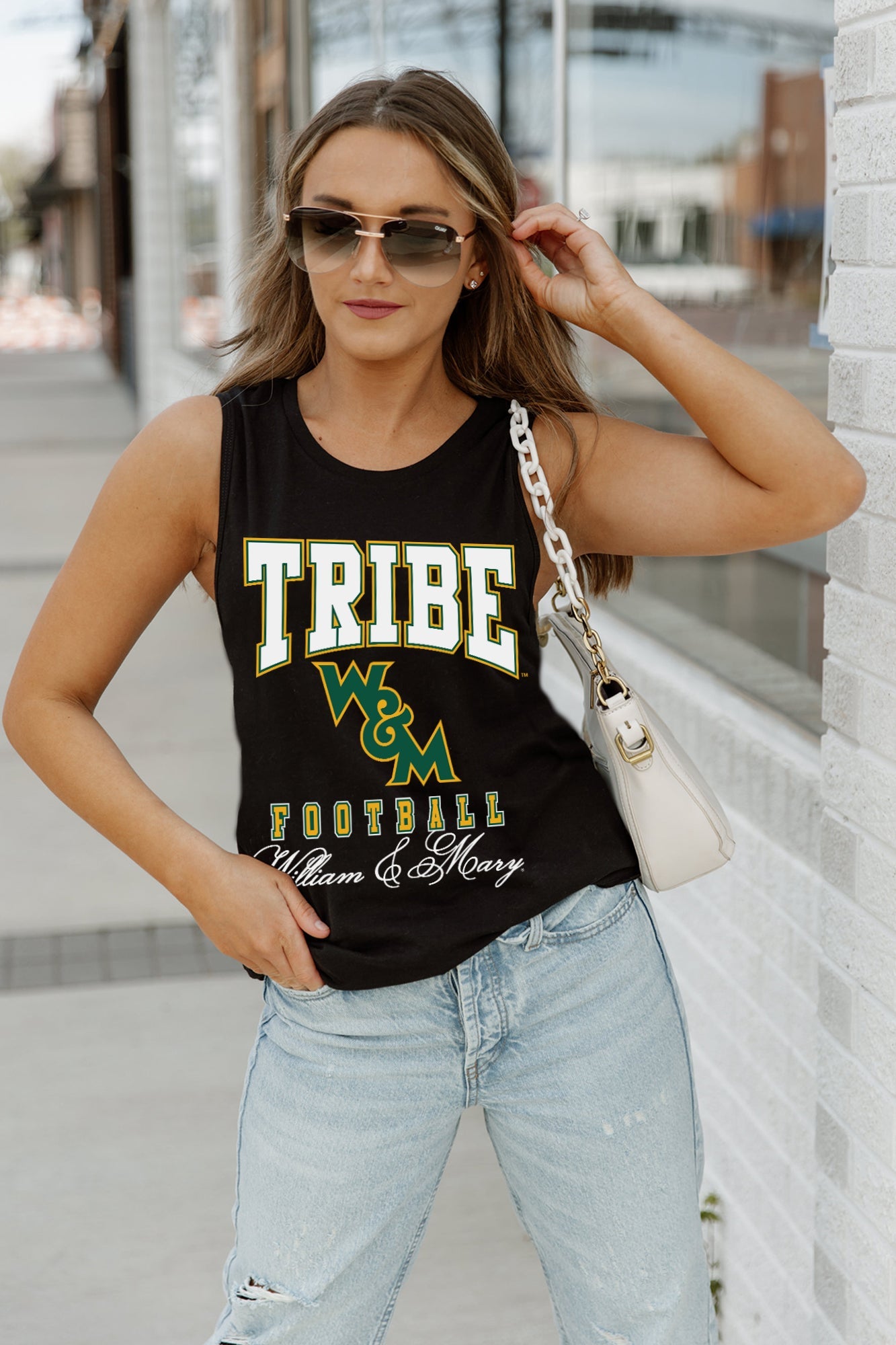 WILLIAM & MARY TRIBE PRESEASON OPENER RACERBACK TANK TOP