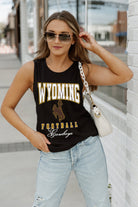 WYOMING COWBOYS PRESEASON OPENER RACERBACK TANK TOP