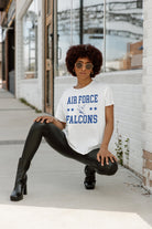 AIR FORCE FALCONS TO THE POINT SHORT SLEEVE FLOWY TEE