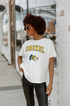 DREXEL UNIVERSITY DRAGONS AROUND WE GO SHORT SLEEVE FLOWY TEE