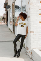 GRAMBLING STATE TIGERS AROUND WE GO SHORT SLEEVE FLOWY TEE