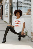 IOWA STATE CYCLONES TO THE POINT SHORT SLEEVE FLOWY TEE