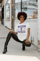 JAMES MADISON DUKES TO THE POINT SHORT SLEEVE FLOWY TEE