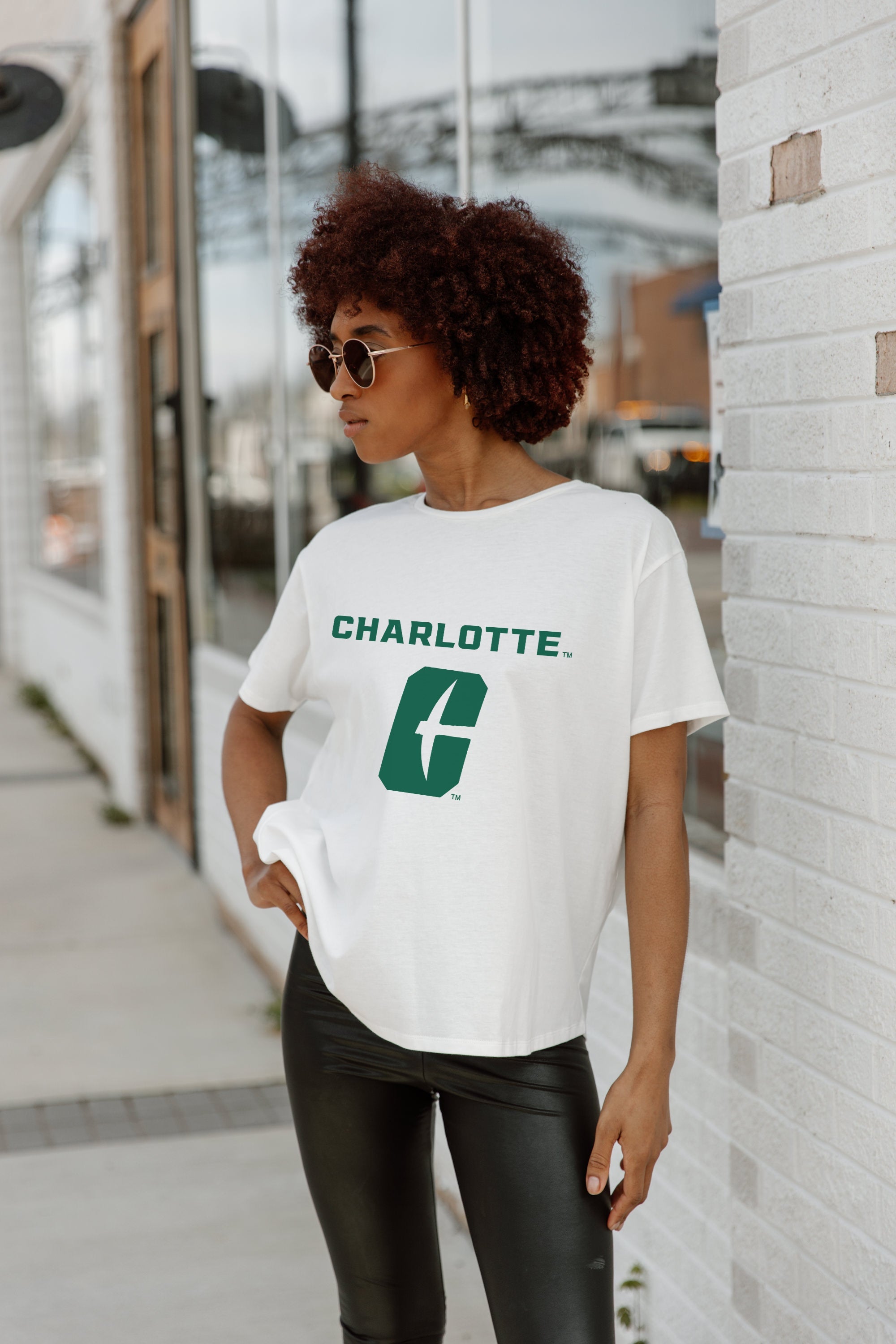 CHARLOTTE 49ERS AROUND WE GO SHORT SLEEVE FLOWY TEE