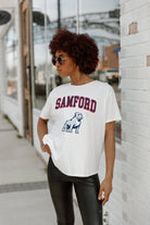 SAMFORD BULLDOGS AROUND WE GO SHORT SLEEVE FLOWY TEE