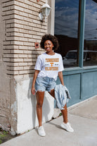 TENNESSEE VOLUNTEERS TO THE POINT SHORT SLEEVE FLOWY TEE