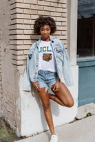 UCLA BRUINS AROUND WE GO SHORT SLEEVE FLOWY TEE