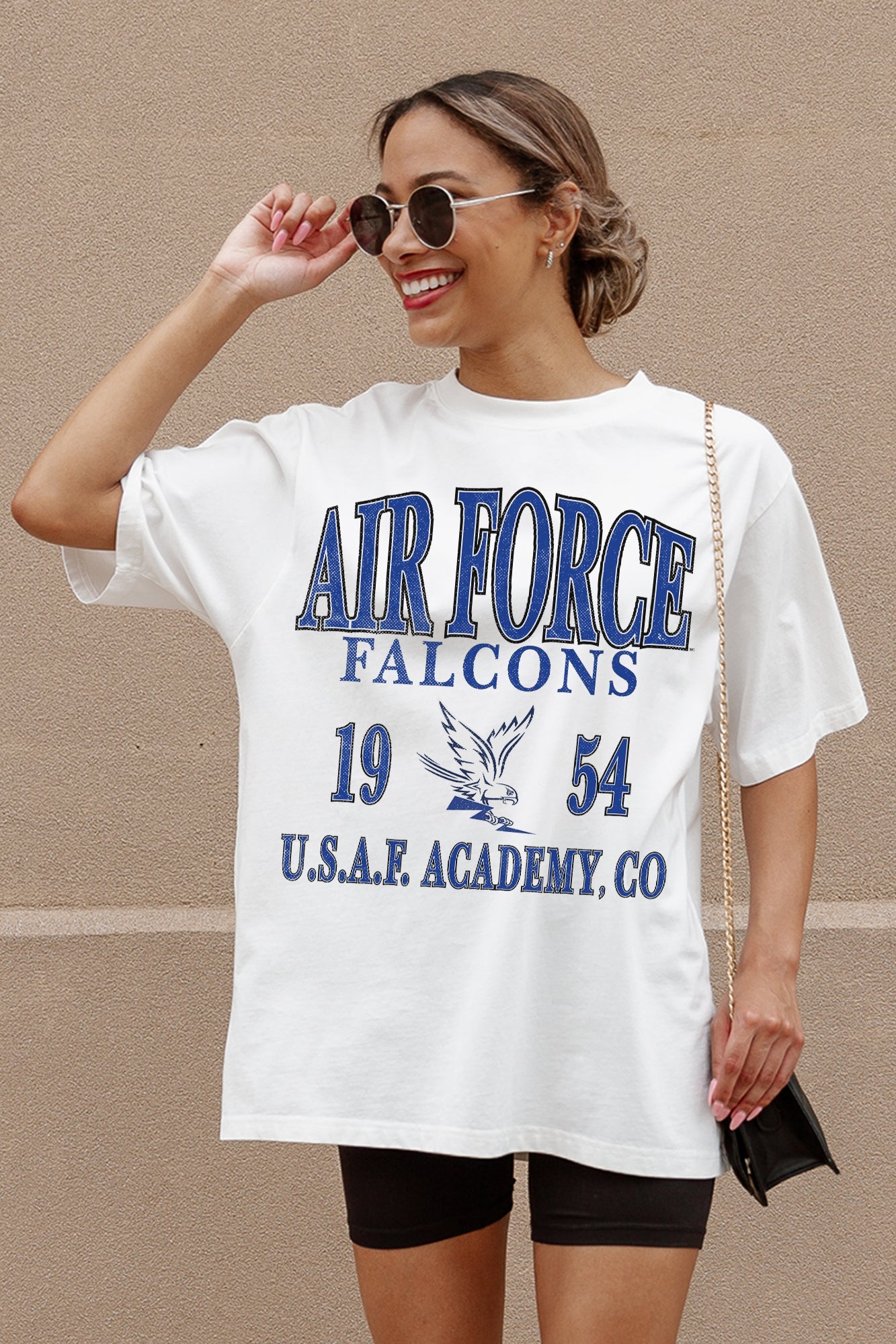 AIR FORCE FALCONS UNITY OVERSIZED CREWNECK TEE