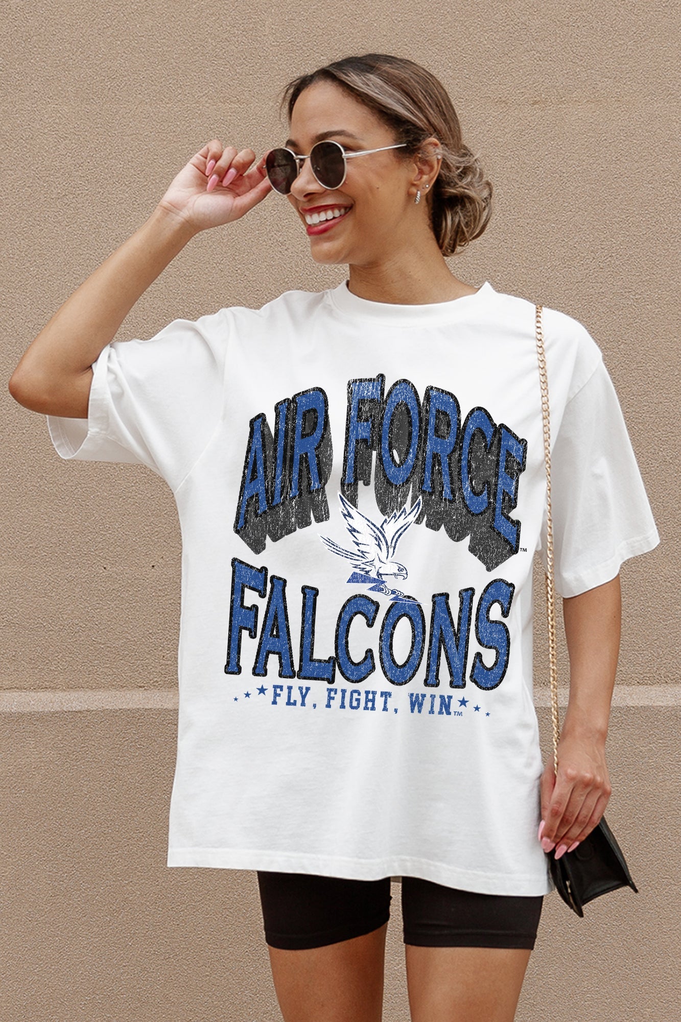 AIR FORCE FALCONS SHAKEDOWN OVERSIZED CREWNECK TEE