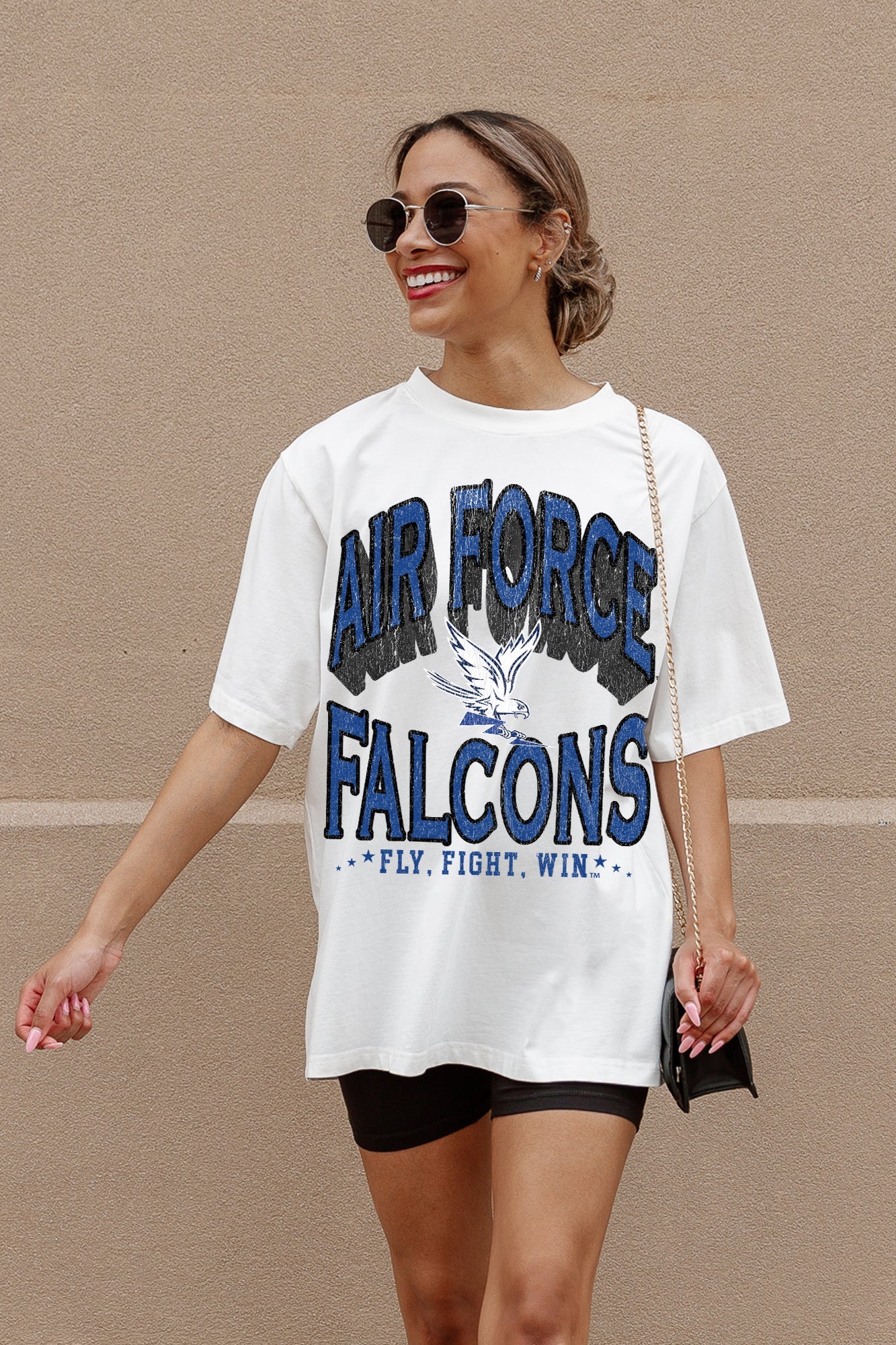 AIR FORCE FALCONS SHAKEDOWN OVERSIZED CREWNECK TEE