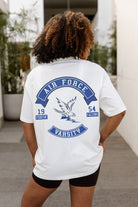 AIR FORCE FALCONS OUT OF BOUNDS OVERSIZED CREWNECK TEE