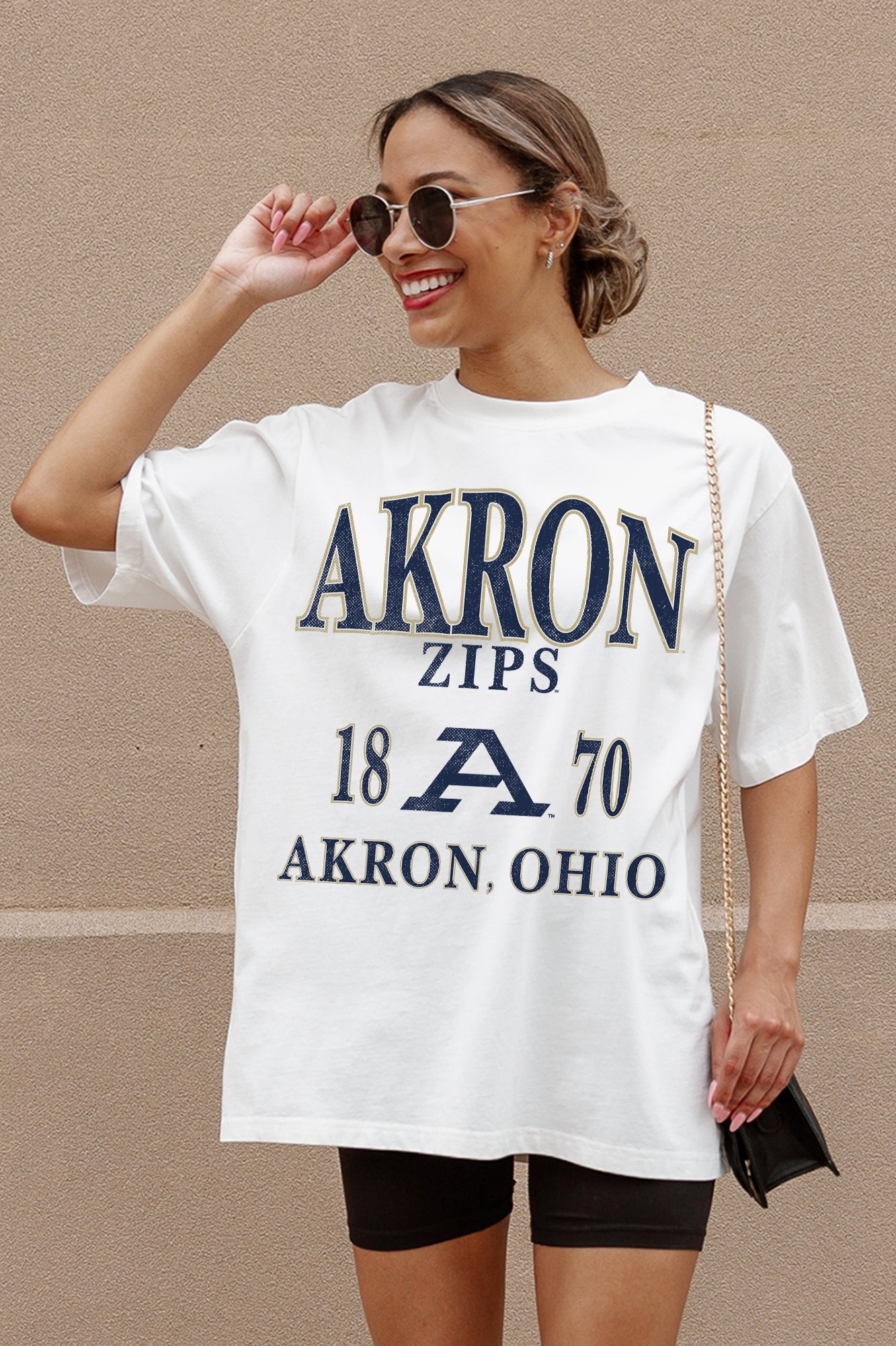 AKRON ZIPS UNITY OVERSIZED CREWNECK TEE