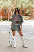 ARKANSAS STATE RED WOLVES THROWBACK OVERSIZED CREWNECK TEE