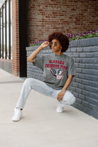 ALABAMA CRIMSON TIDE KEEP THE LEAD OVERSIZED CREWNECK TEE