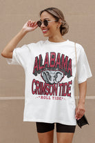 ALABAMA CRIMSON TIDE SHAKEDOWN OVERSIZED CREWNECK TEE