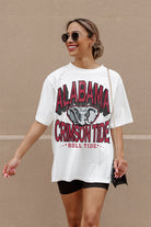 ALABAMA CRIMSON TIDE SHAKEDOWN OVERSIZED CREWNECK TEE