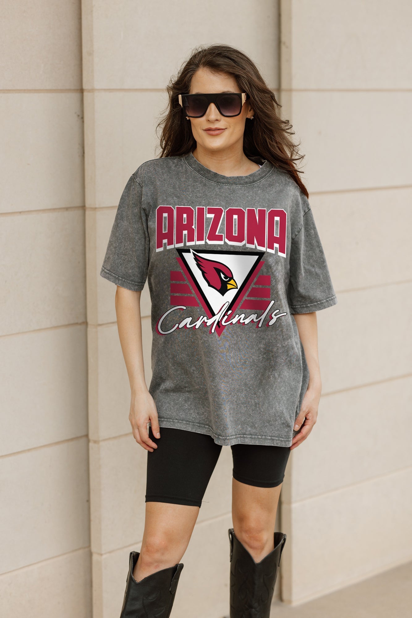 ARIZONA CARDINALS PLAY IT FORWARD OVERSIZED CREWNECK TEE