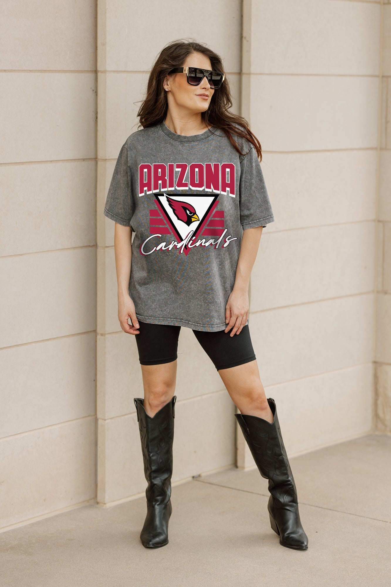 ARIZONA CARDINALS PLAY IT FORWARD OVERSIZED CREWNECK TEE