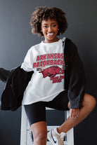 ARKANSAS RAZORBACKS IN THE LEAD OVERSIZED CREWNECK TEE