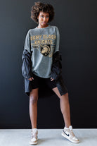 ARMY BLACK KNIGHTS KEEP THE LEAD OVERSIZED CREWNECK TEE