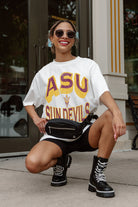 ARIZONA STATE SUN DEVILS SHAKEDOWN OVERSIZED CREWNECK TEE