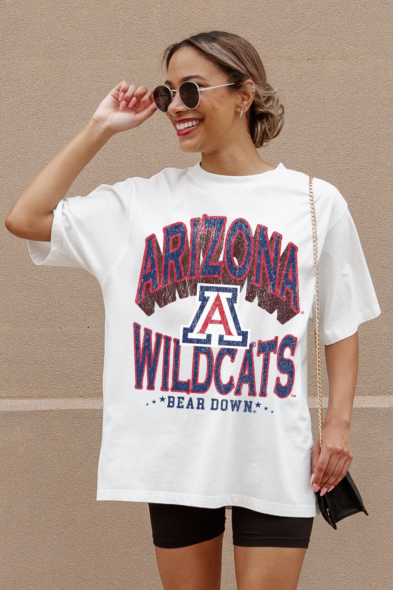 ARIZONA WILDCATS SHAKEDOWN OVERSIZED CREWNECK TEE