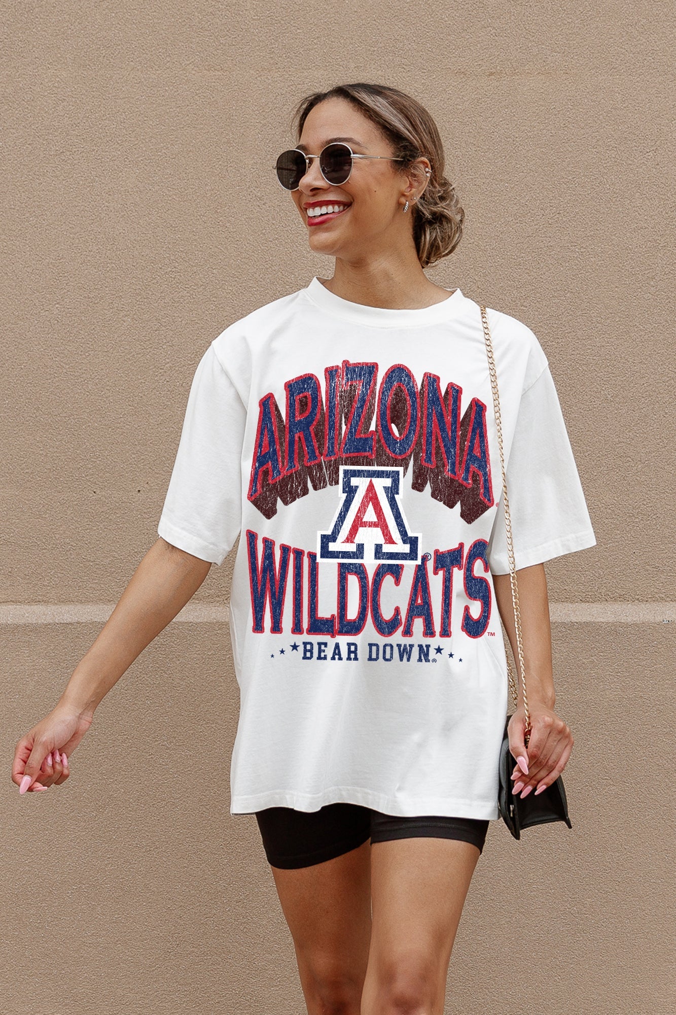 ARIZONA WILDCATS SHAKEDOWN OVERSIZED CREWNECK TEE