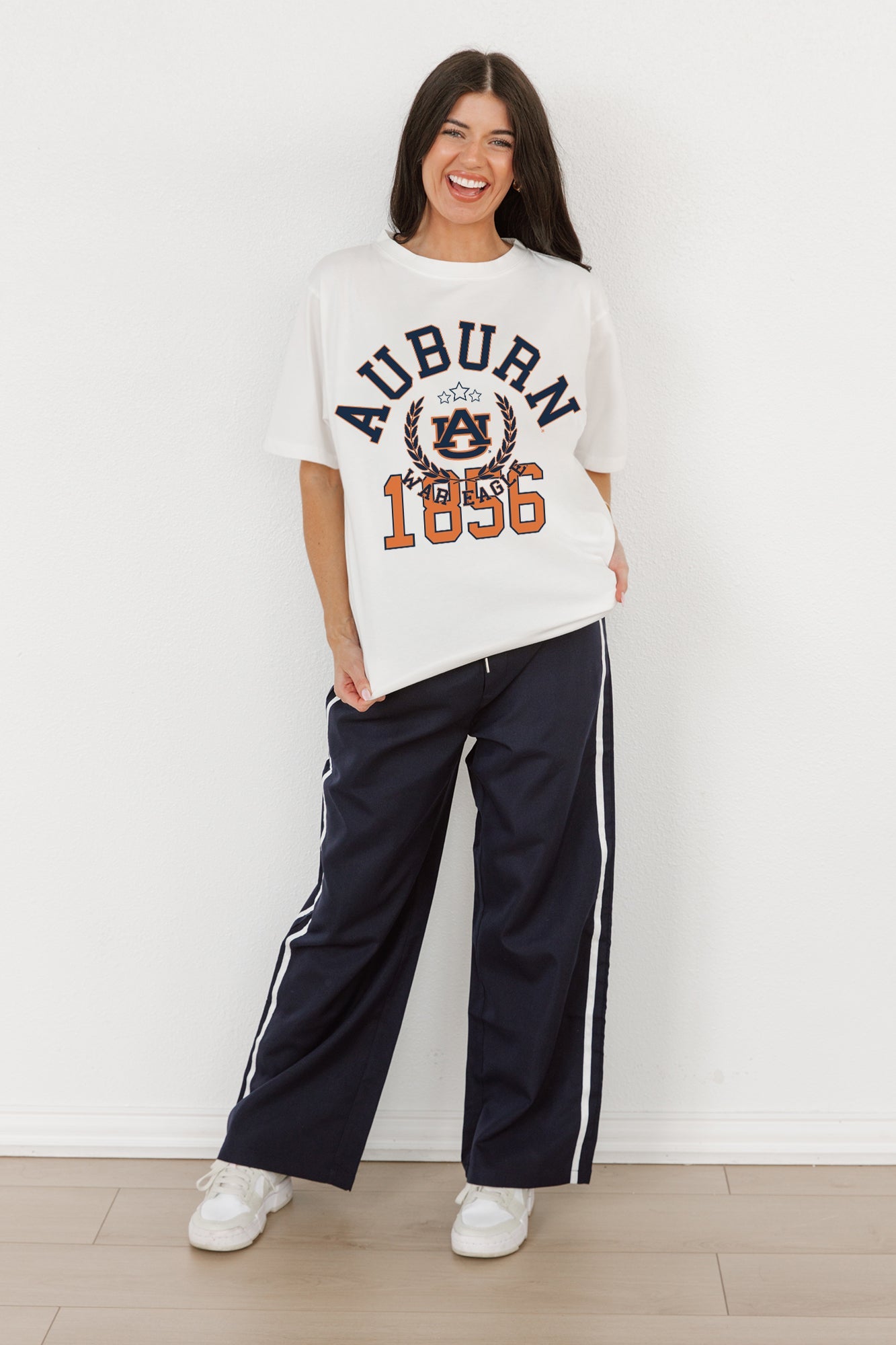 AUBURN TIGERS GO FOR TWO OVERSIZED CREWNECK TEE BY MADI PREWETT TROUTT