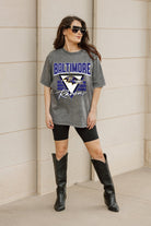 BALTIMORE RAVENS PLAY IT FORWARD OVERSIZED CREWNECK TEE