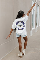 BALTIMORE RAVENS OUT OF BOUNDS OVERSIZED CREWNECK TEE