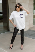 BALTIMORE RAVENS OUT OF BOUNDS OVERSIZED CREWNECK TEE