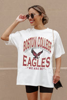 BOSTON COLLEGE EAGLES SHAKEDOWN OVERSIZED CREWNECK TEE