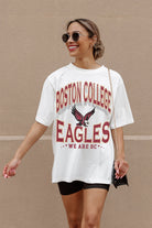 BOSTON COLLEGE EAGLES SHAKEDOWN OVERSIZED CREWNECK TEE