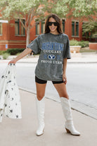 BYU COUGARS THROWBACK OVERSIZED CREWNECK TEE