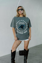 CAROLINA PANTHERS BRIGHTEST STAR OVERSIZED CREWNECK TEE