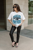 CAROLINA PANTHERS SHAKEDOWN OVERSIZED CREWNECK TEE