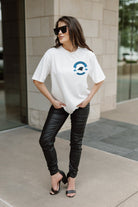 CAROLINA PANTHERS OUT OF BOUNDS OVERSIZED CREWNECK TEE