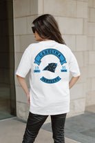 CAROLINA PANTHERS OUT OF BOUNDS OVERSIZED CREWNECK TEE