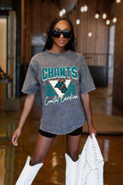 COASTAL CAROLINA CHANTICLEERS PLAY IT FORWARD OVERSIZED CREWNECK TEE