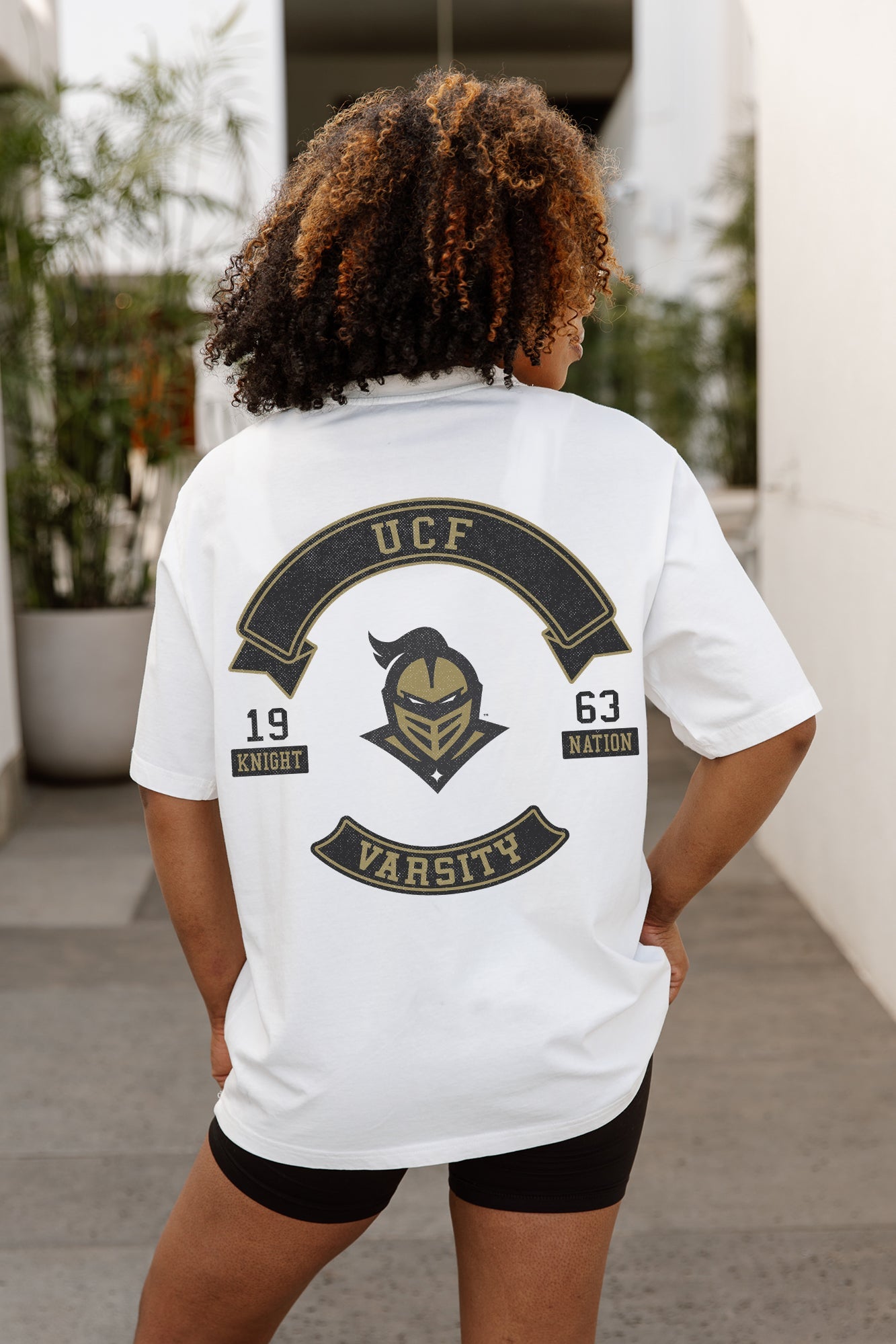 CENTRAL FLORIDA KNIGHTS OUT OF BOUNDS OVERSIZED CREWNECK TEE