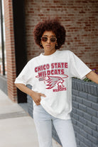 CHICO STATE WILDCATS IN THE LEAD OVERSIZED CREWNECK TEE