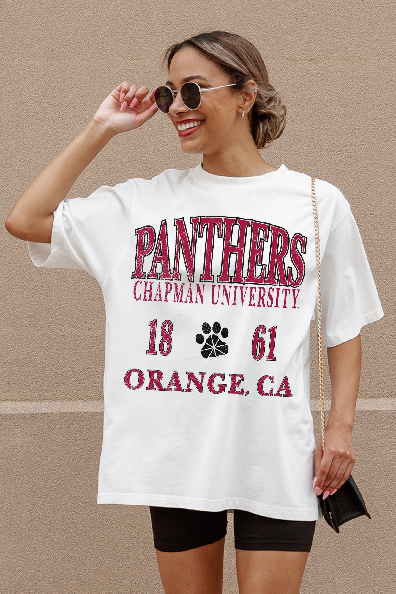 CHAPMAN UNIVERSITY PANTHERS UNITY OVERSIZED CREWNECK TEE