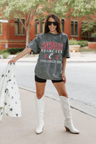 CINCINNATI BEARCATS THROWBACK OVERSIZED CREWNECK TEE