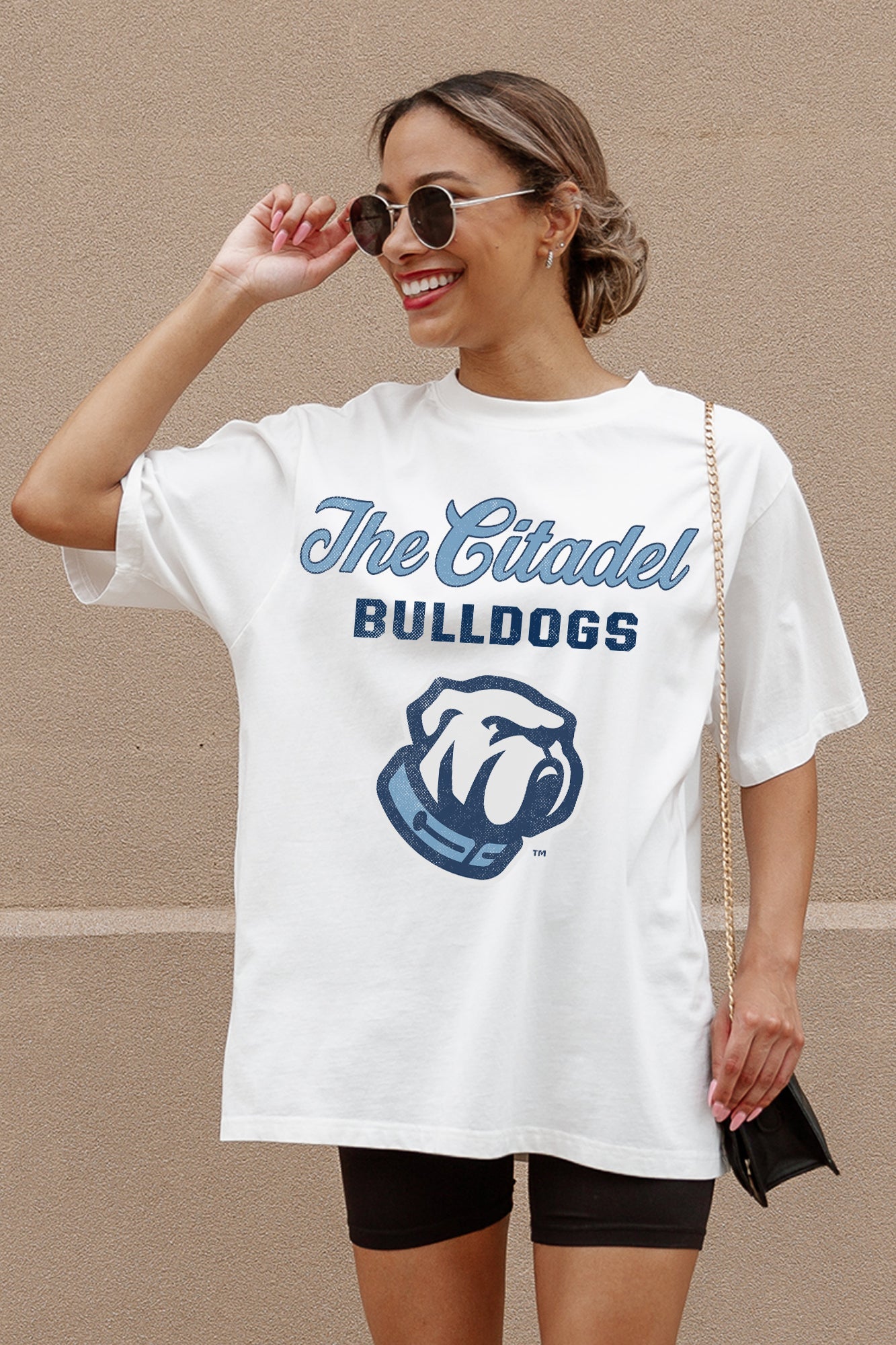 CITADEL BULLDOGS UNITY OVERSIZED CREWNECK TEE