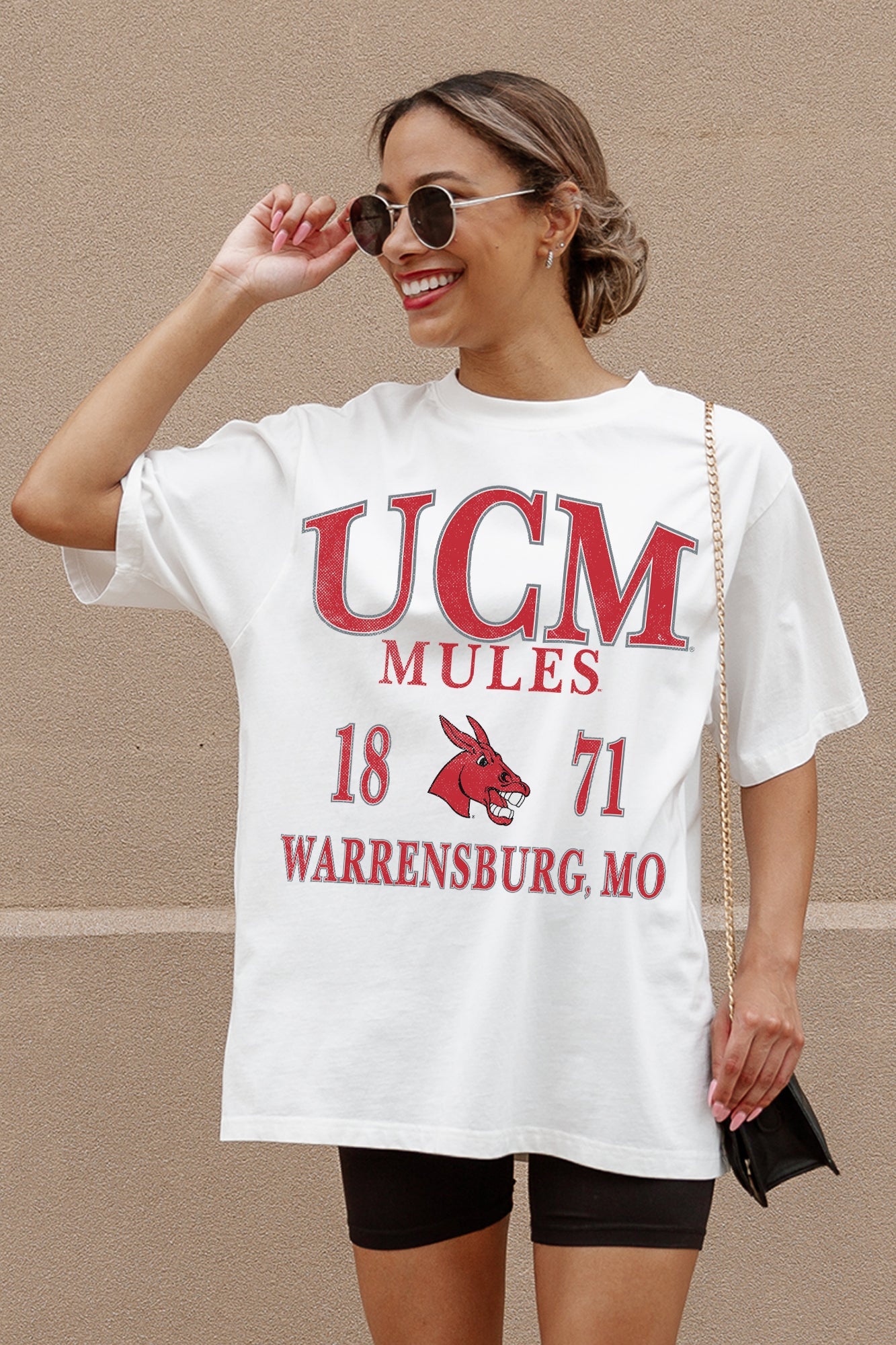 CENTRAL MISSOURI MULES UNITY OVERSIZED CREWNECK TEE