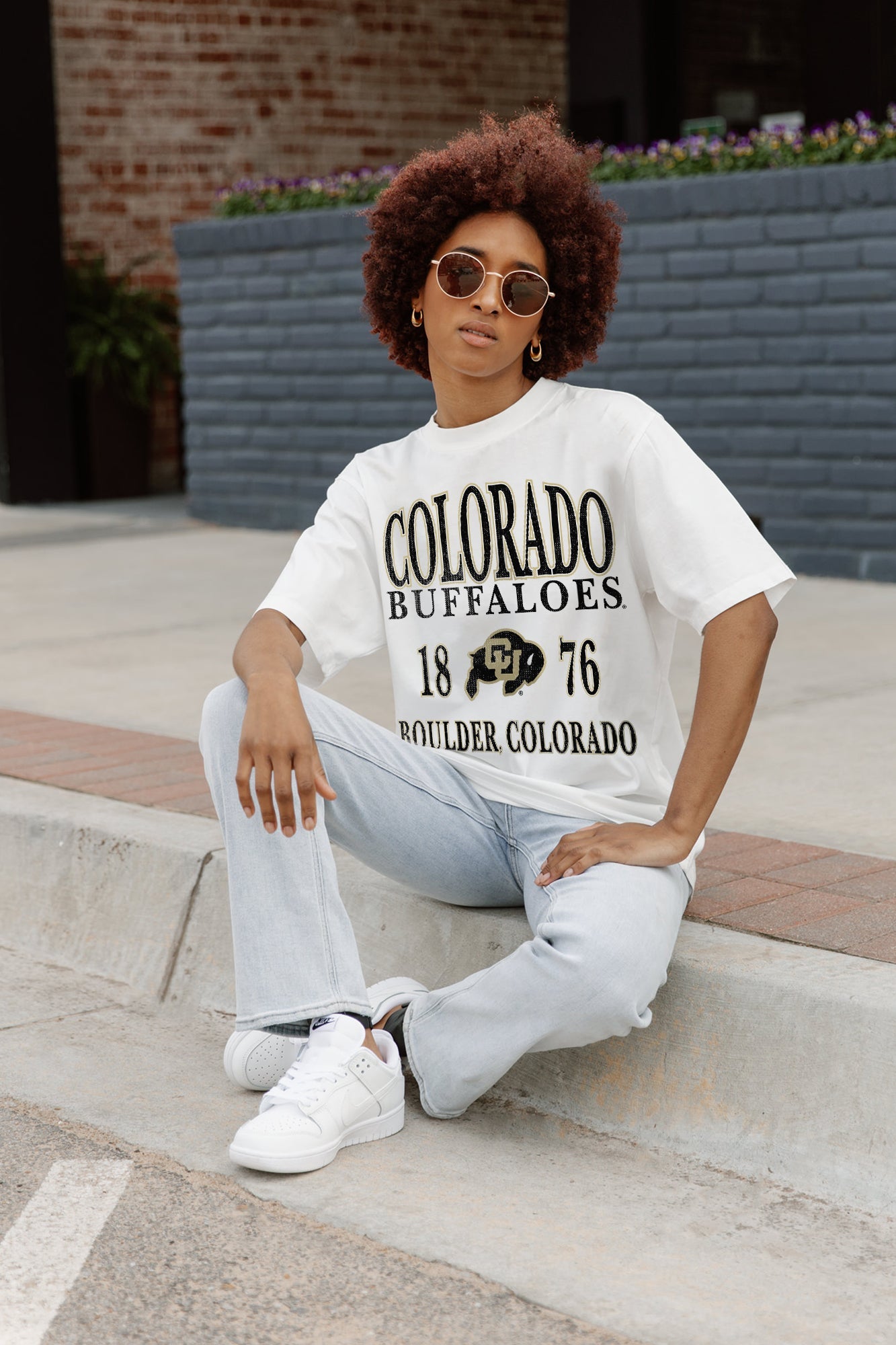 COLORADO BUFFALOES UNITY OVERSIZED CREWNECK TEE