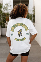 CAL POLY MUSTANGS OUT OF BOUNDS OVERSIZED CREWNECK TEE