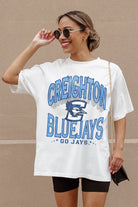 CREIGHTON BLUEJAYS SHAKEDOWN OVERSIZED CREWNECK TEE