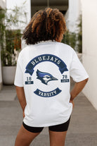 CREIGHTON BLUEJAYS OUT OF BOUNDS OVERSIZED CREWNECK TEE